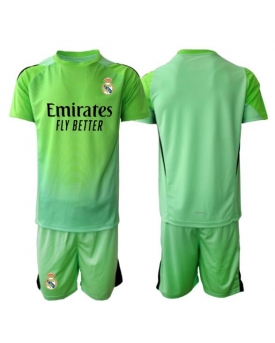 Real Madrid Portiere Maglia Gara Trasferta Repliche 2025-26 Bambino Maniche Corte